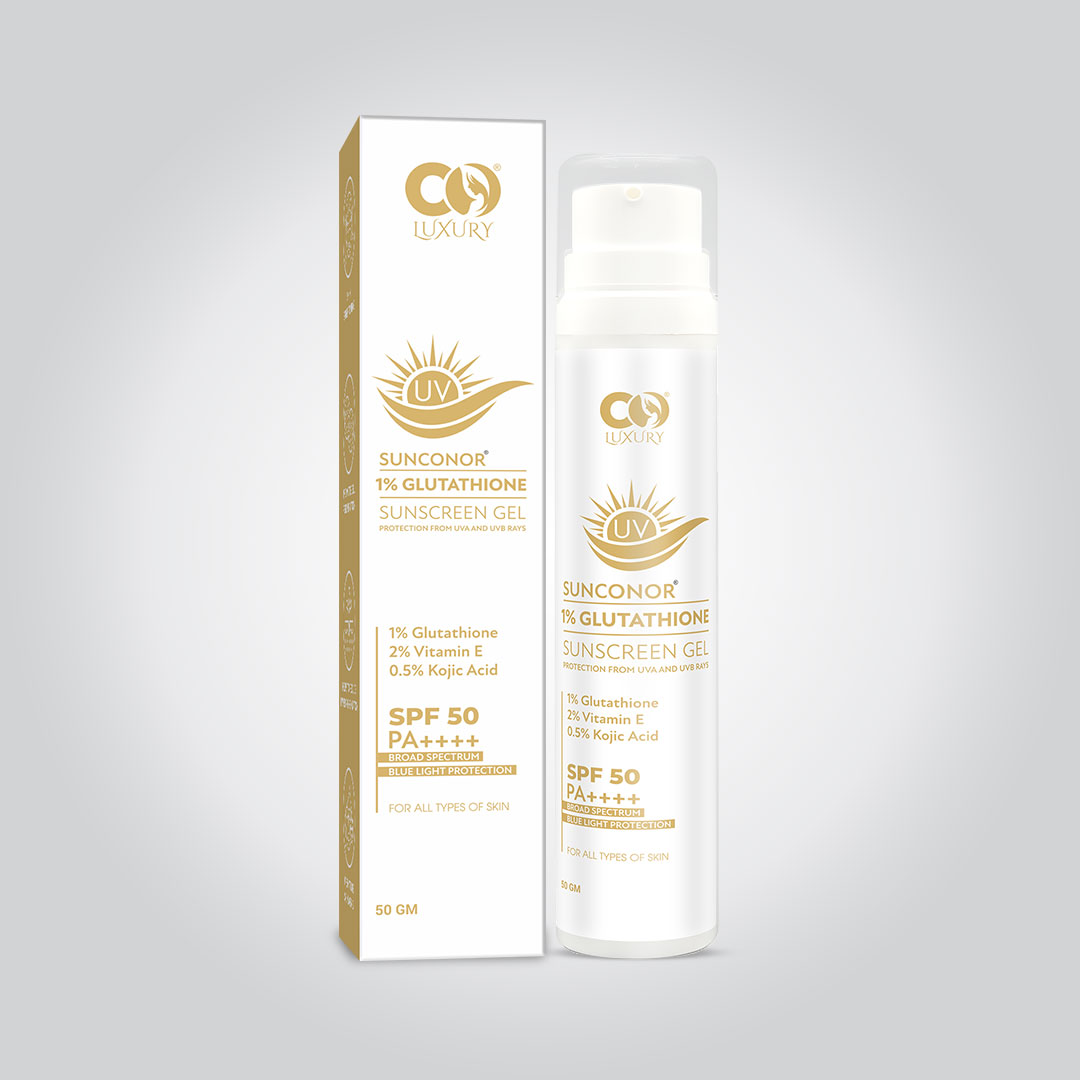 CO LUXURY Sunscreen Gel For All Skin Types | SPF 50 PA++++